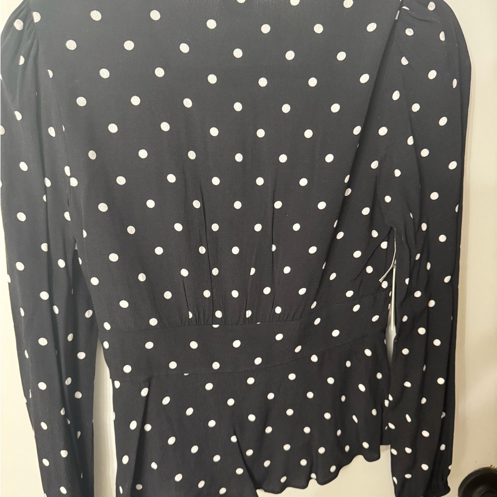 Wilfred - Black Polka Dot Blouse - Picture 3 of 5